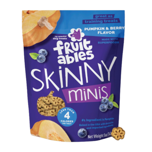 Fruitables Skinny Minis Pumpkin & Berry Dog Treats (5oz)