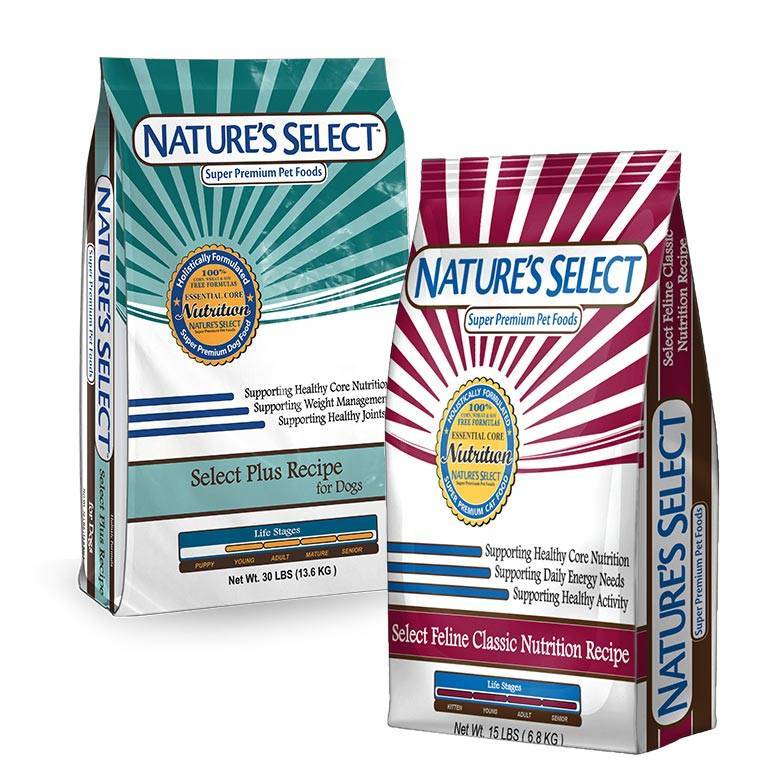 Premium Pet Food Bundle: Select Plus Dog Food (30 lbs) & Feline Formula (15 lbs) - 45 lbs Total