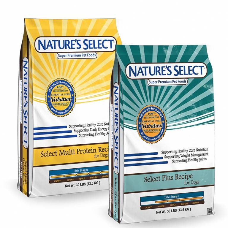 Premium Dog Food Bundle: Select Plus & Multi Protein Recipes (60 lbs Total - 2×30 lb Bags)