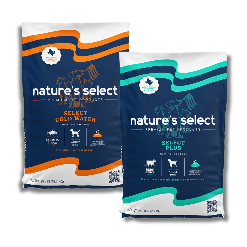 Premium Dog Food Bundle: Cold Water & Select Plus Recipes (56 lbs Total - 2 Bags)