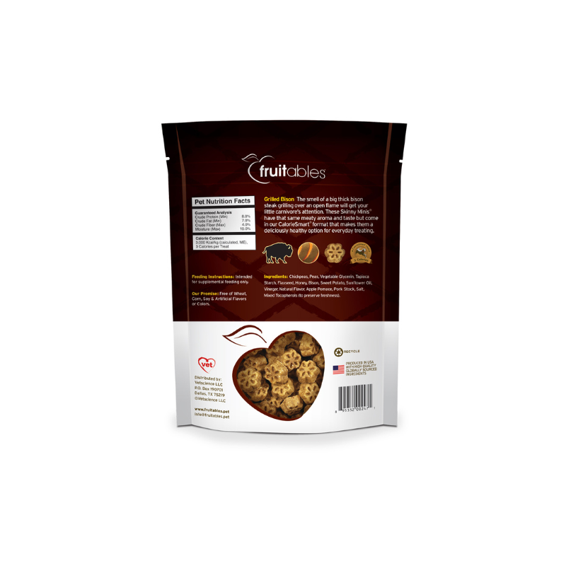 Fruitables Skinny Mini Grilled Bison (5oz)