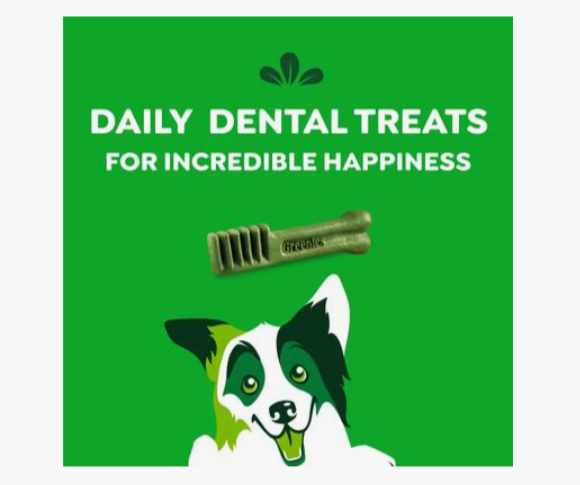 Greenies Dental Treats-Original Flavor, Regular, 6 count