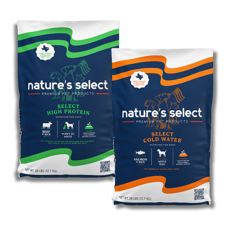 Premium Dog Food Bundle: Cold Water & High Protein Recipes (56 lbs Total - 2 Bags)