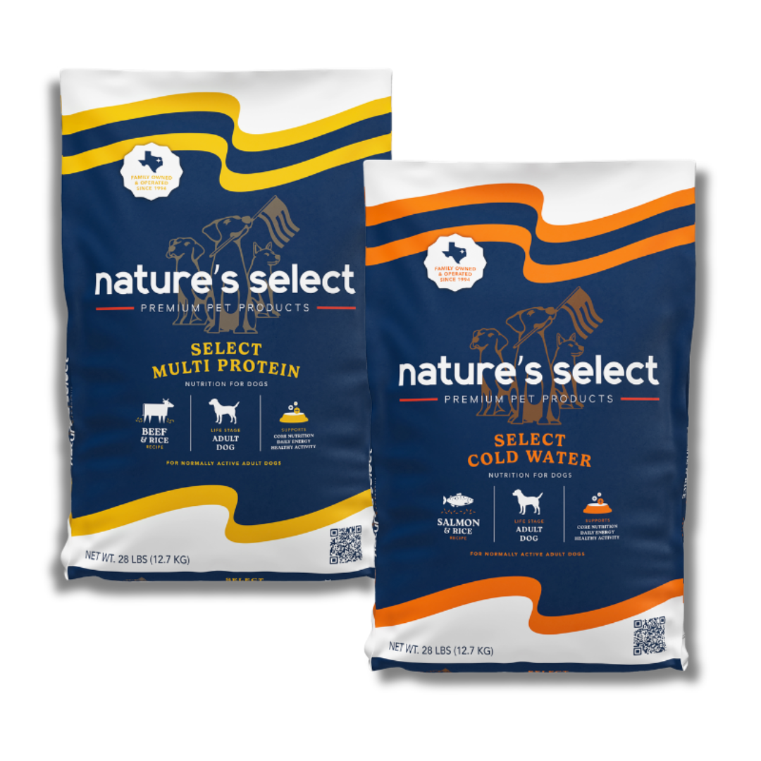 Premium Dog Food Bundle: Cold Water & Multi Protein Recipes (56 lbs Total - 2 Bags)
