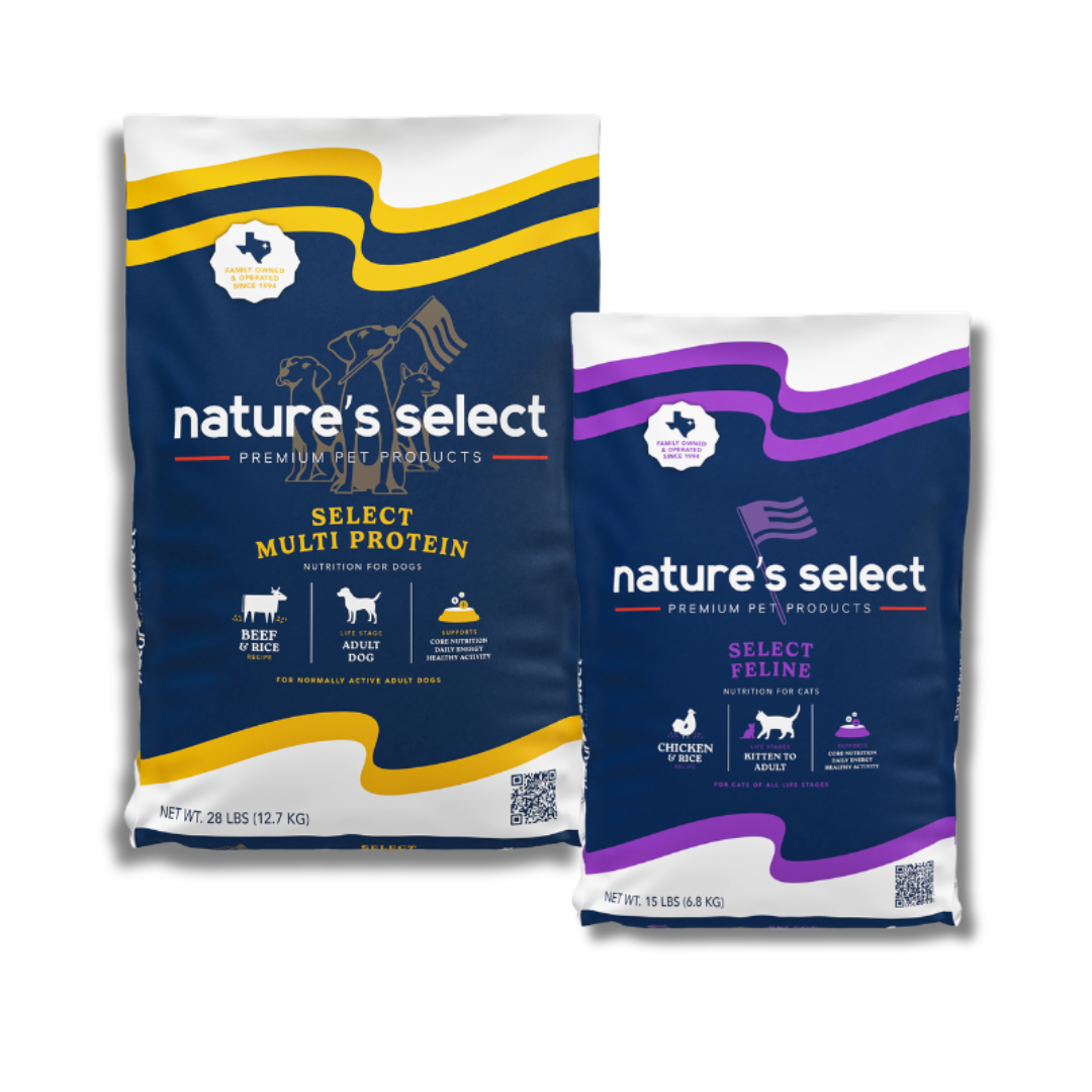 Premium Pet Food Bundle: Multi Protein Dog Food & Feline Formula (43 lbs Total - 28 lb & 15 lb Bags)