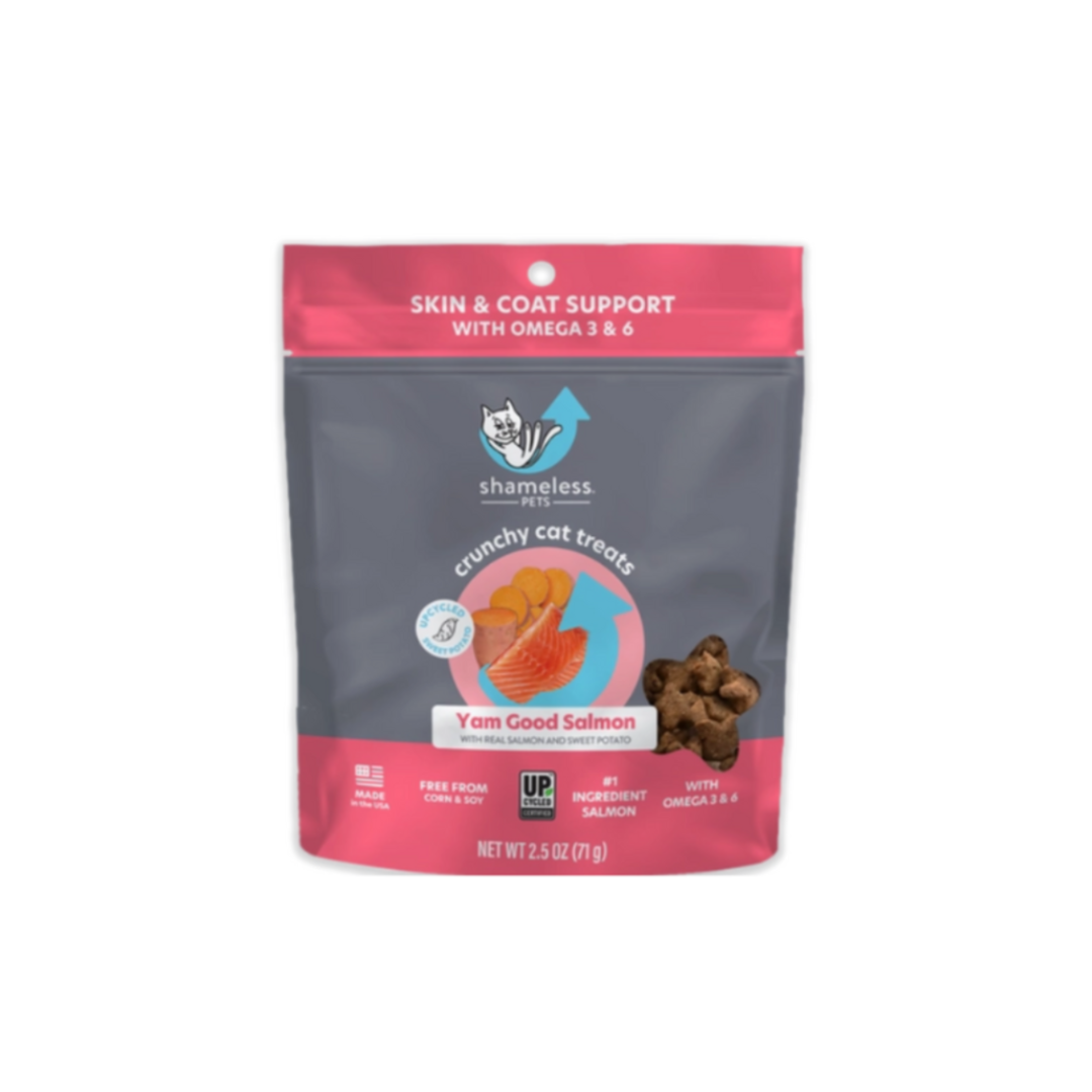 Shameless Yam Good Salmon Crunchy Cat Treats
