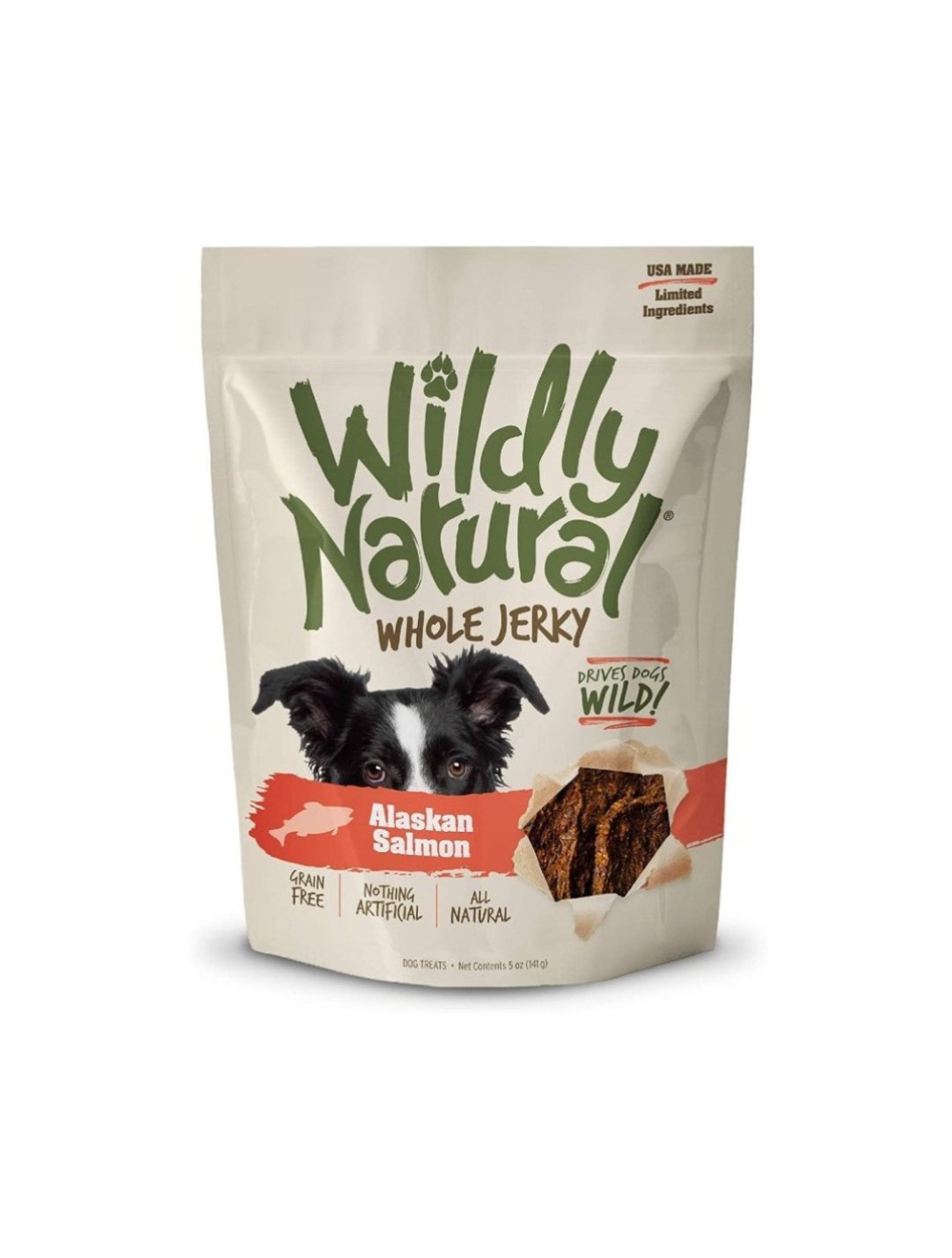 Wildly Natural Jerky Salmon Flavor (5 oz)