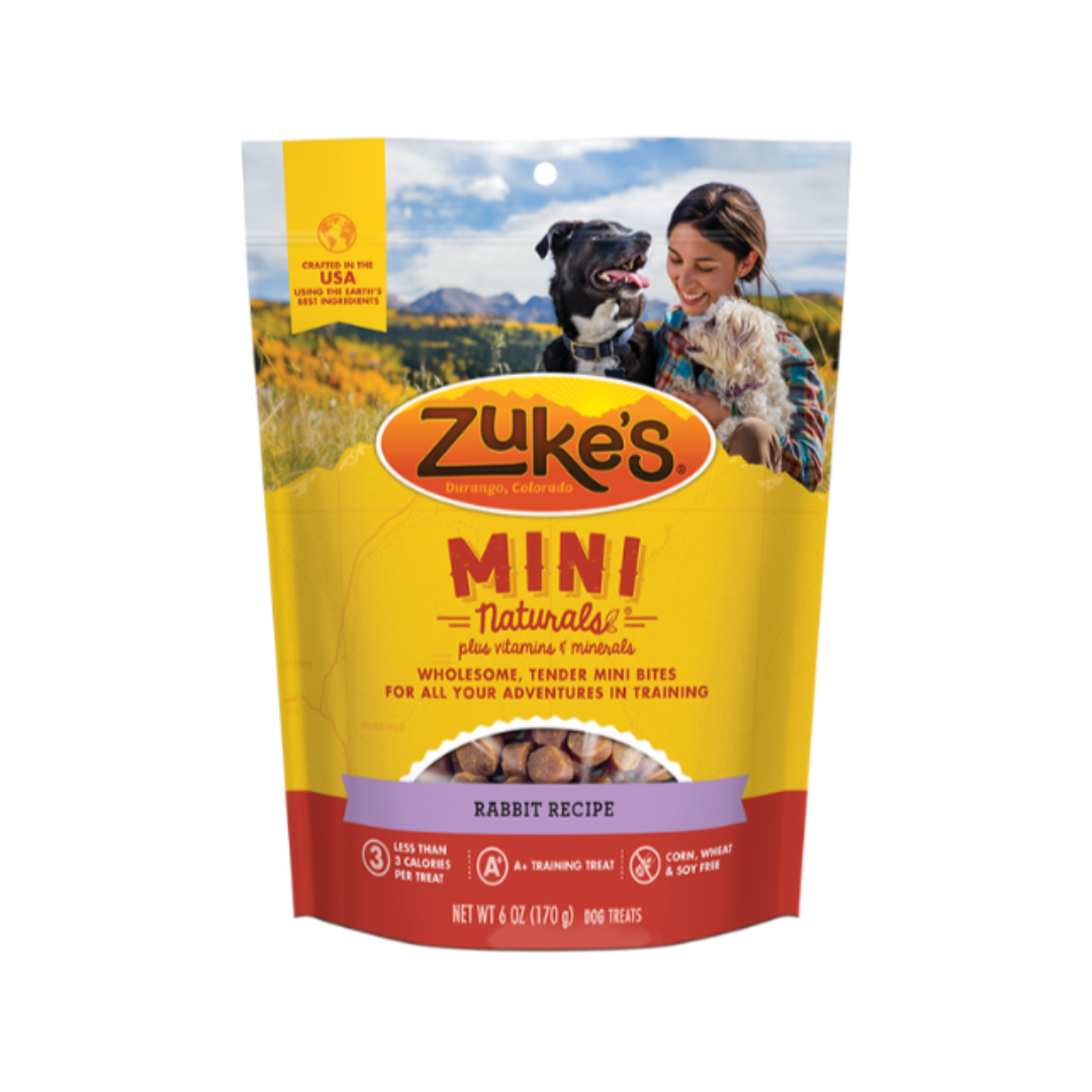 Zuke's Mini Naturals Wild Rabbit Training Treats (6 oz)